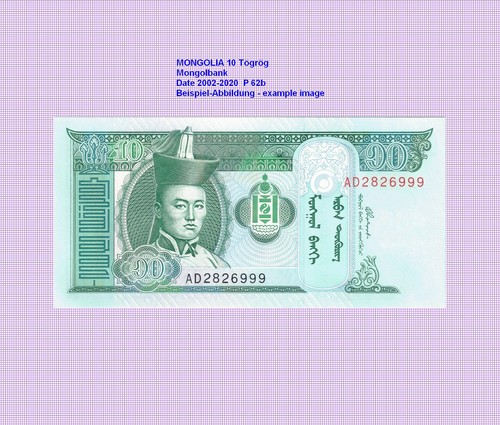 Mongolei mongolia 10 tugrik - ,