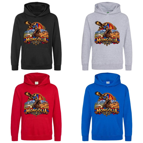 Mongolei kinder hoodie - mongolei,