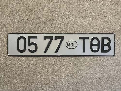 Nummernschild mongolei - nummernschild,